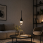 Preview: Helestra DEEP LED-Pendelleuchte 9W 790lm 2700 K Warmweiß CRI 90–100 dimmbar Mattschwarz